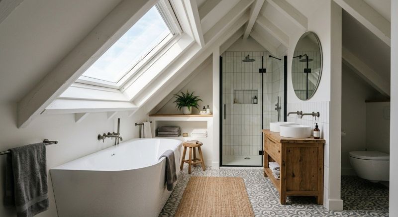 Attic Bathroom Remodeling in Walton County, GA