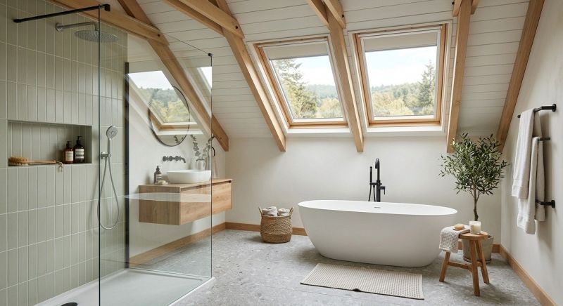 Attic Bathroom Remodeling in Walton County, GA
