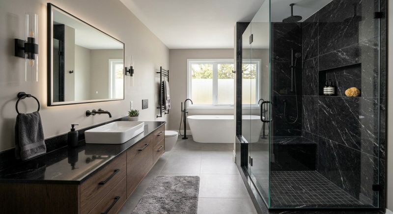 Granite Shower Installation in Walton County, GA