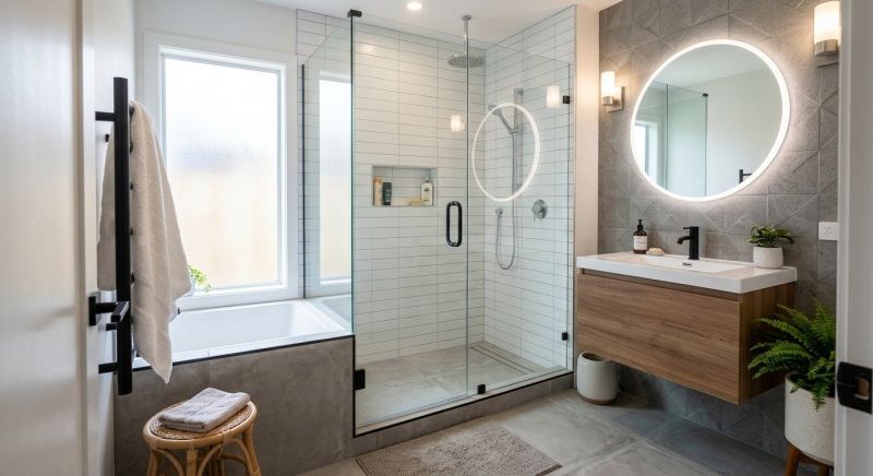 Tub To Shower Conversion in Hoschton, GA